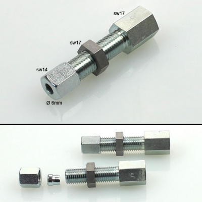 Zentralschmierung - Schottverschraubung M10x1 - 6 L